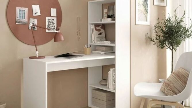 El escritorio con estantería viral que se adapta a cualquier habitación ¡ahora cuesta menos de 100€!